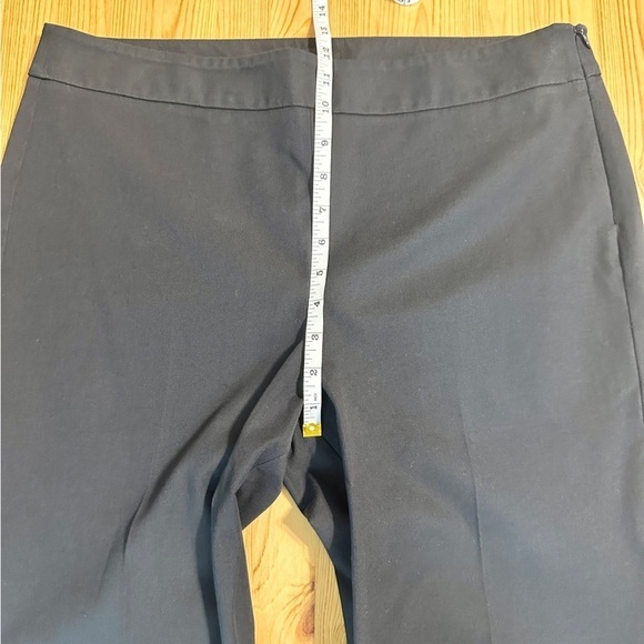 Talbots Chatham Ankle Pant Black Pleated Side Zip Trousers Women’s 14 Petite - Picture 12 of 14
